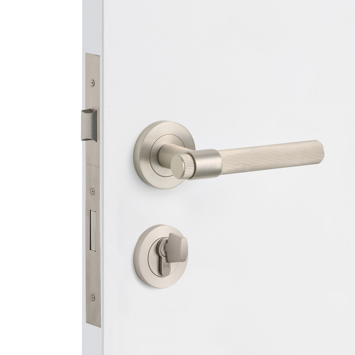 Brushed Nickel Entrance Door Kit