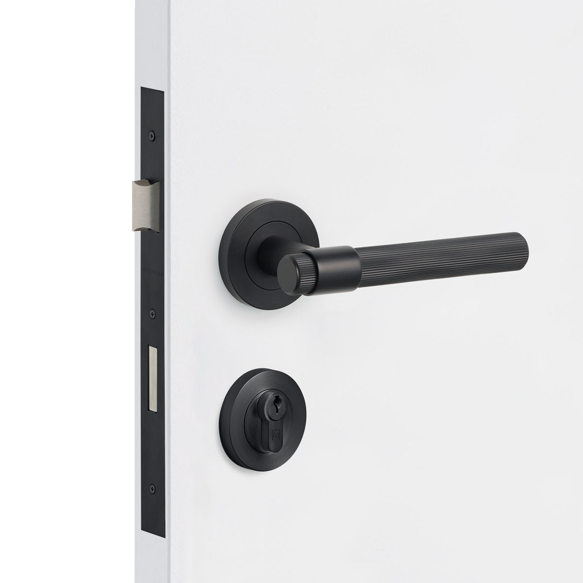Matt Black Entrance Door Kit