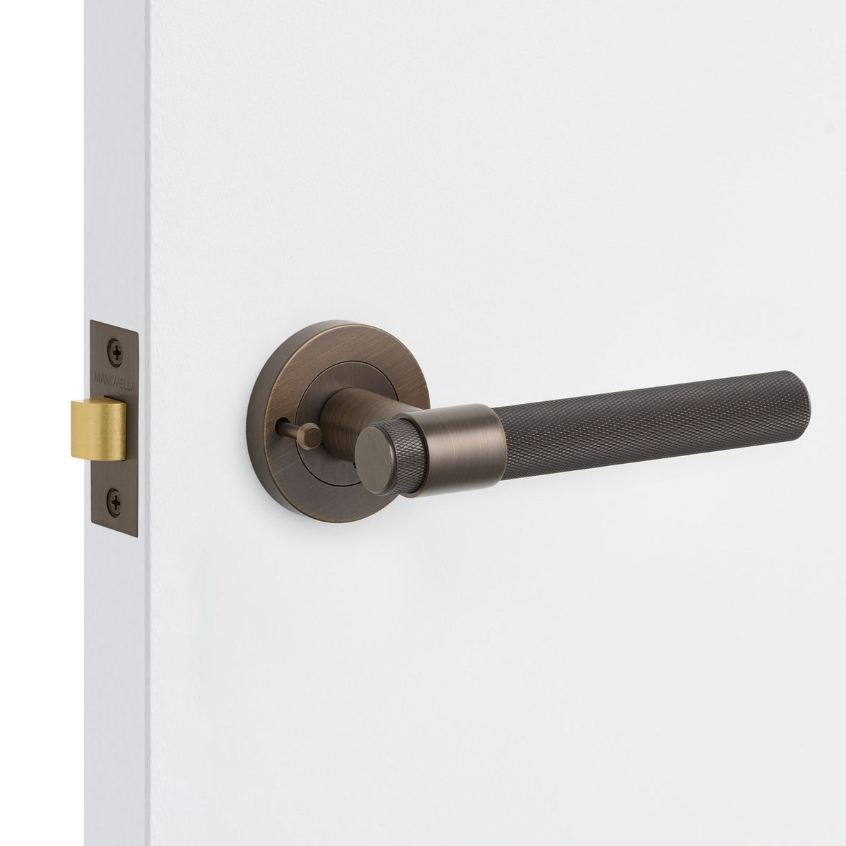 Rosedale Privacy Door Handle Installed