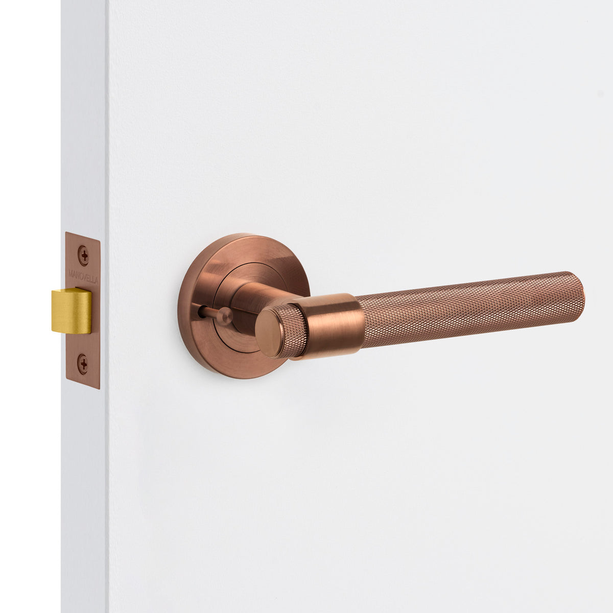 Rosedale - Sienna Bronze Knurled Privacy Door Handle