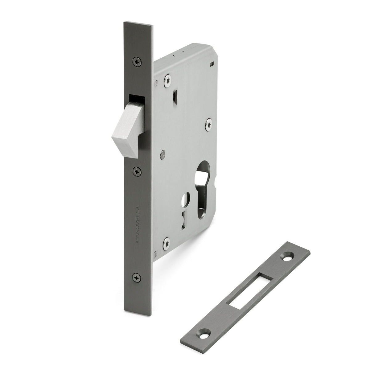 Gunmetal Euro Sliding Door Mortice Lock 316SSS (60mm Backset)