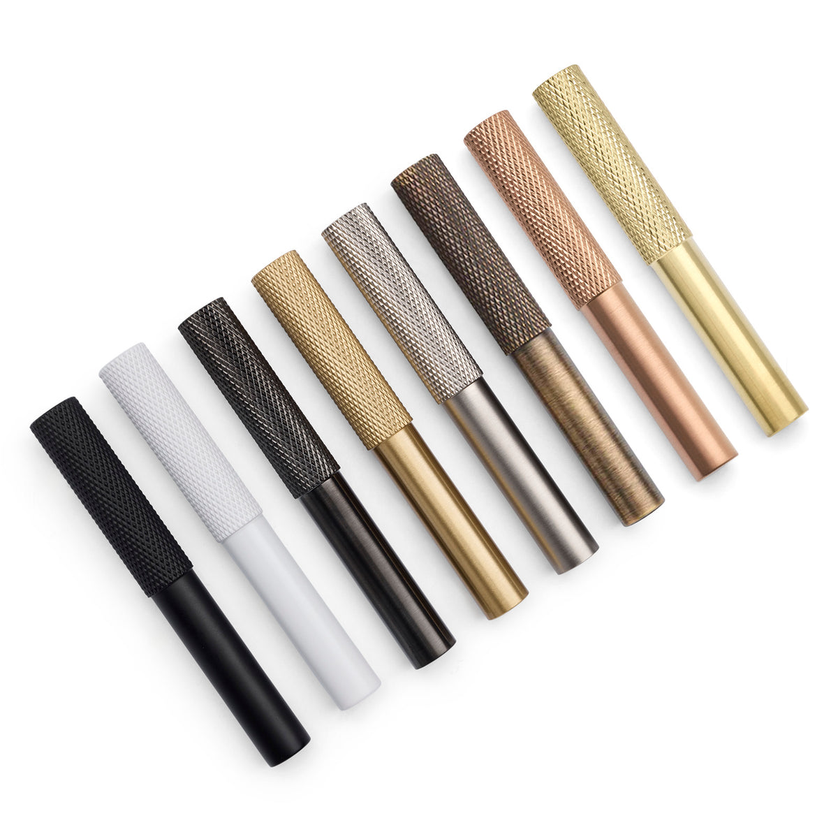 Solid Brass Cabinet Handle Sample Bar - Various Finishes