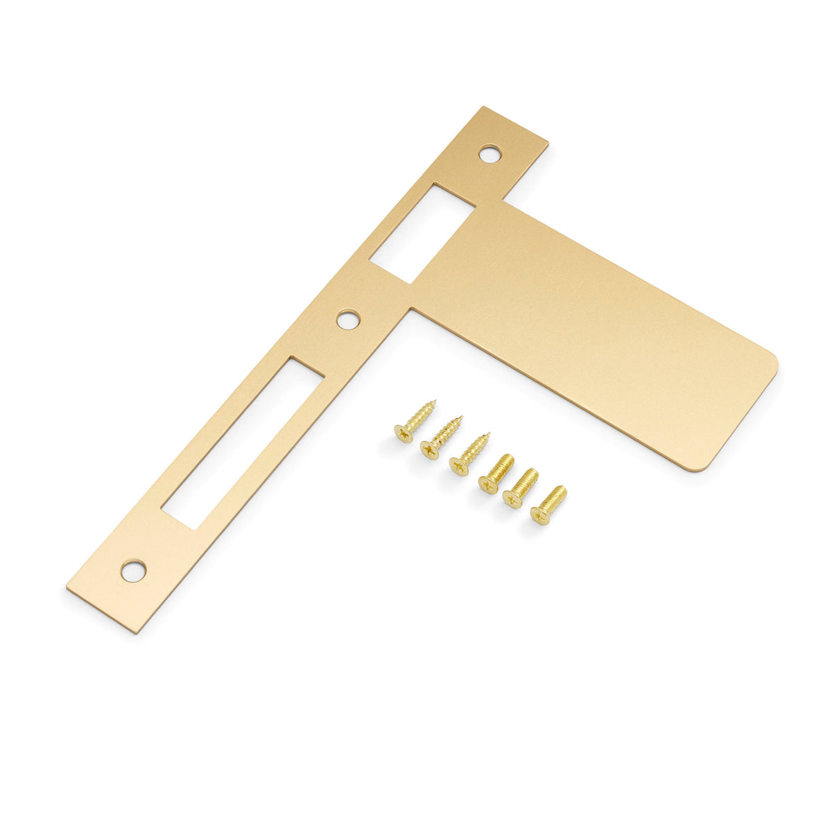 Extended 120mm Strike Plate to suit 85mm Euro Mortice Lock (Various Finishes)