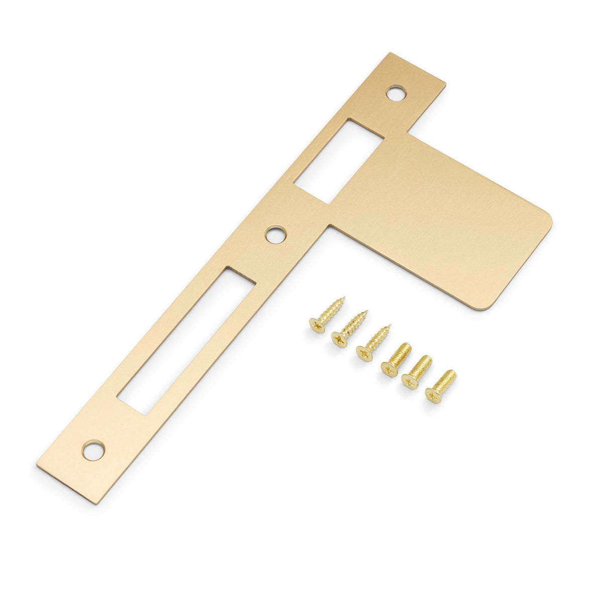 Extended 85mm Strike Plate to suit 85mm Euro Mortice Lock (Various Finishes)