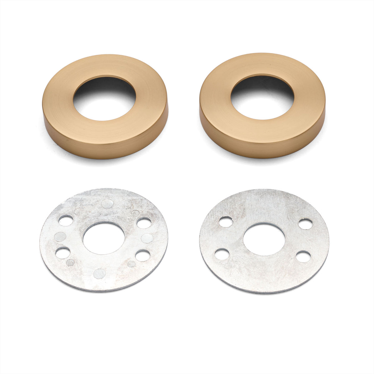 Satin Brass Large Rose Adaptor Kit - 65mm Diameter