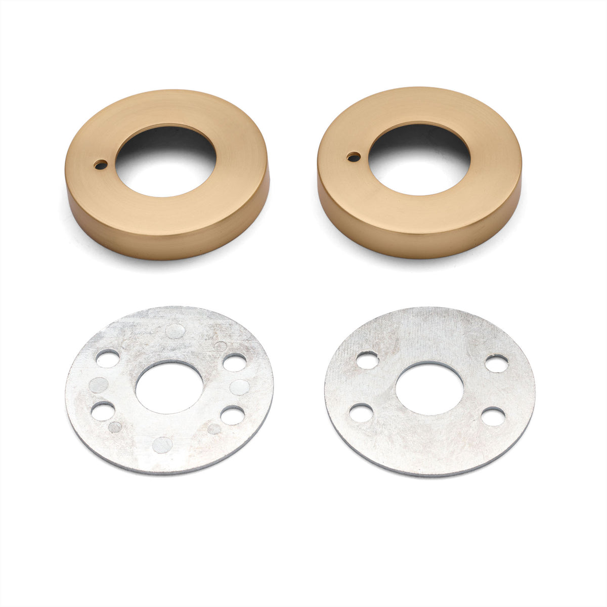 Satin Brass Large Rose Adaptor Kit - 65mm Diameter