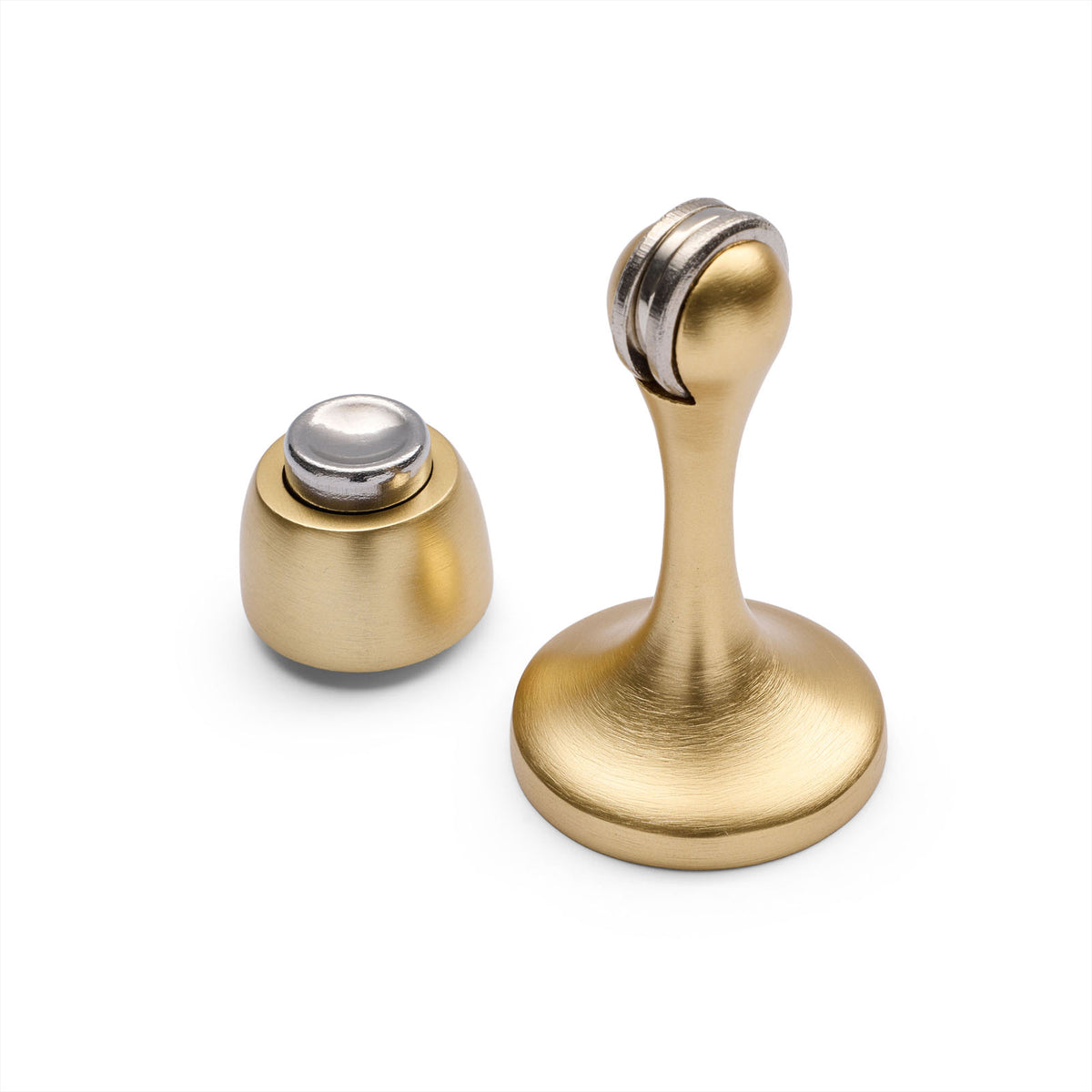 Satin Brass Magnetic Door Stop