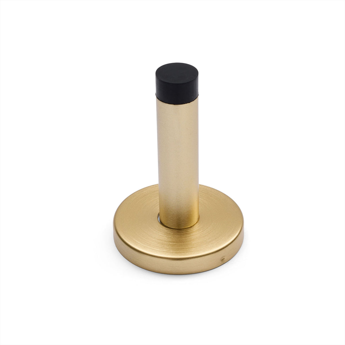 Satin Brass Wall Mounted Straight Door Stop