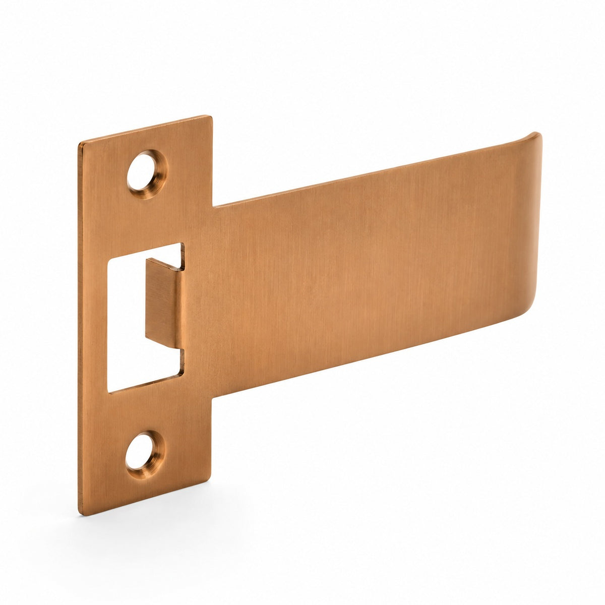 Extended 120mm Tubular Latch 'T' Strike Plate (various finishes)