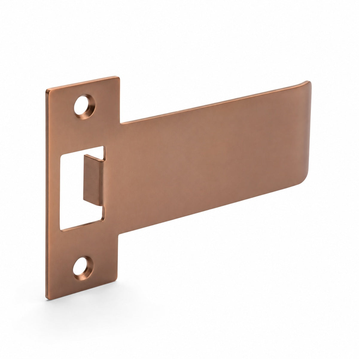 Extended 120mm Tubular Latch 'T' Strike Plate (various finishes)
