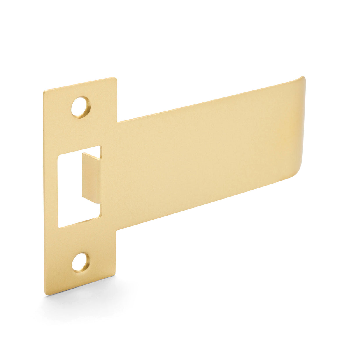 Extended 120mm Tubular Latch 'T' Strike Plate (various finishes)
