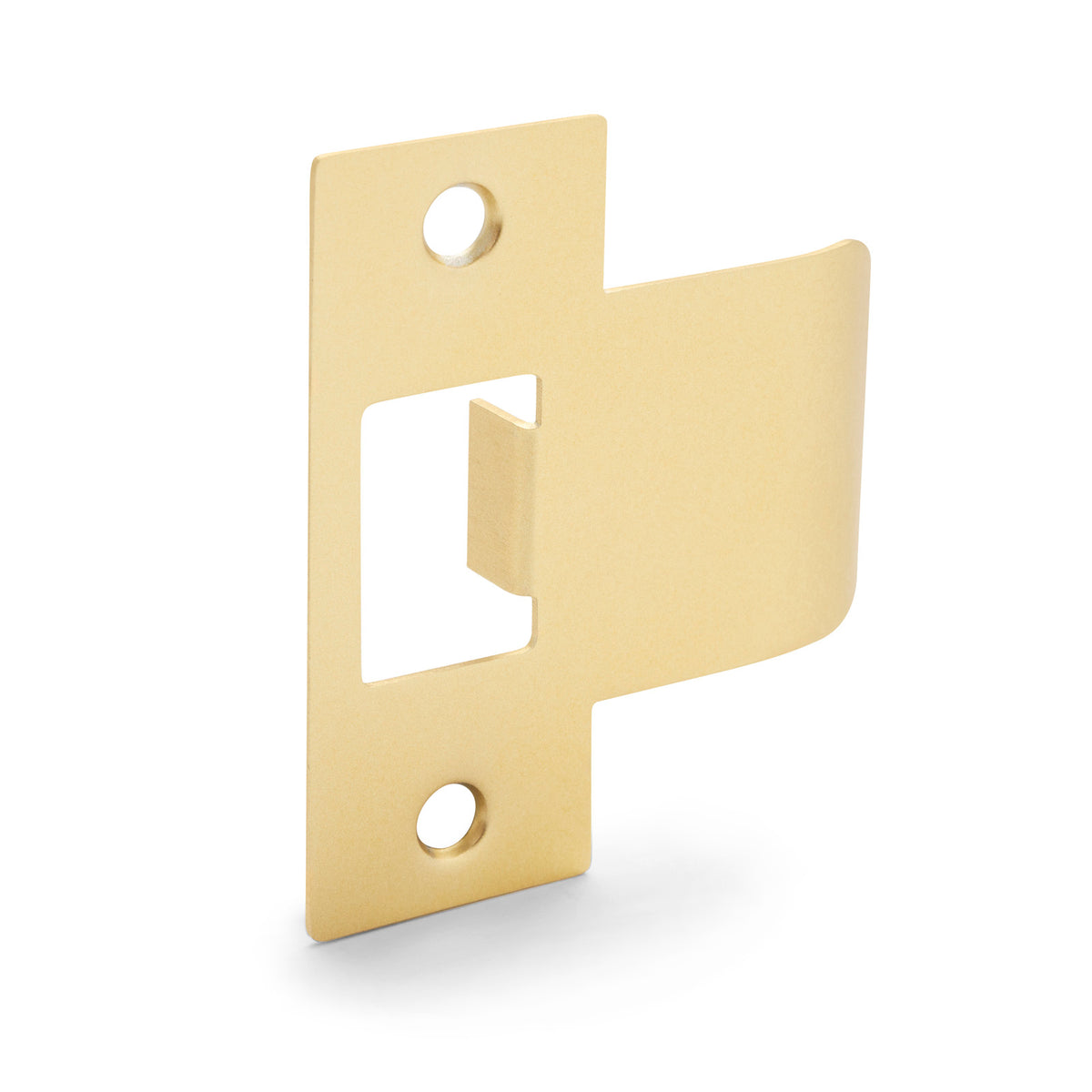 Extended 60mm Tubular Latch 'T' Strike Plate (various finishes)