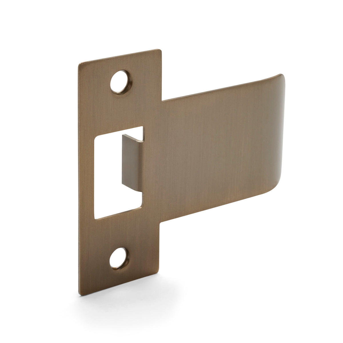 Extended 80mm Tubular Latch 'T' Strike Plate (various finishes)