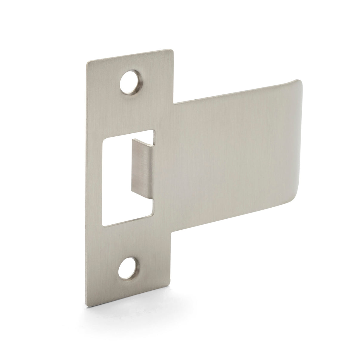 Extended 80mm Tubular Latch 'T' Strike Plate (various finishes)