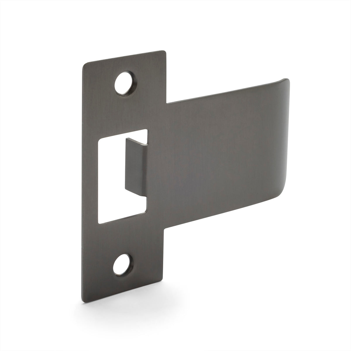 Extended 80mm Tubular Latch 'T' Strike Plate (various finishes)