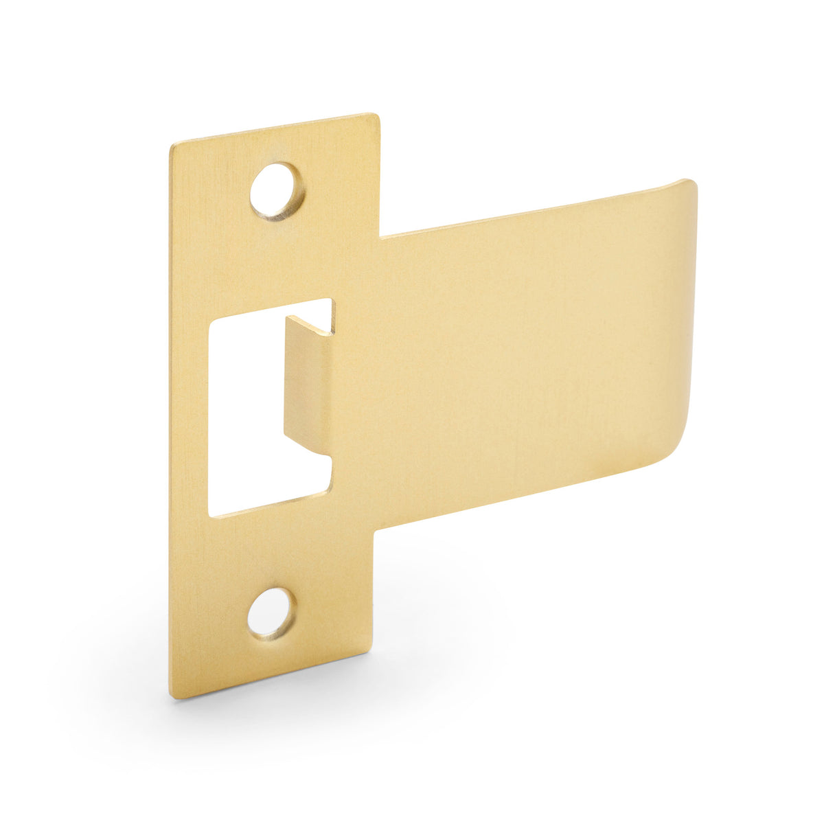 Extended 80mm Tubular Latch 'T' Strike Plate (various finishes)