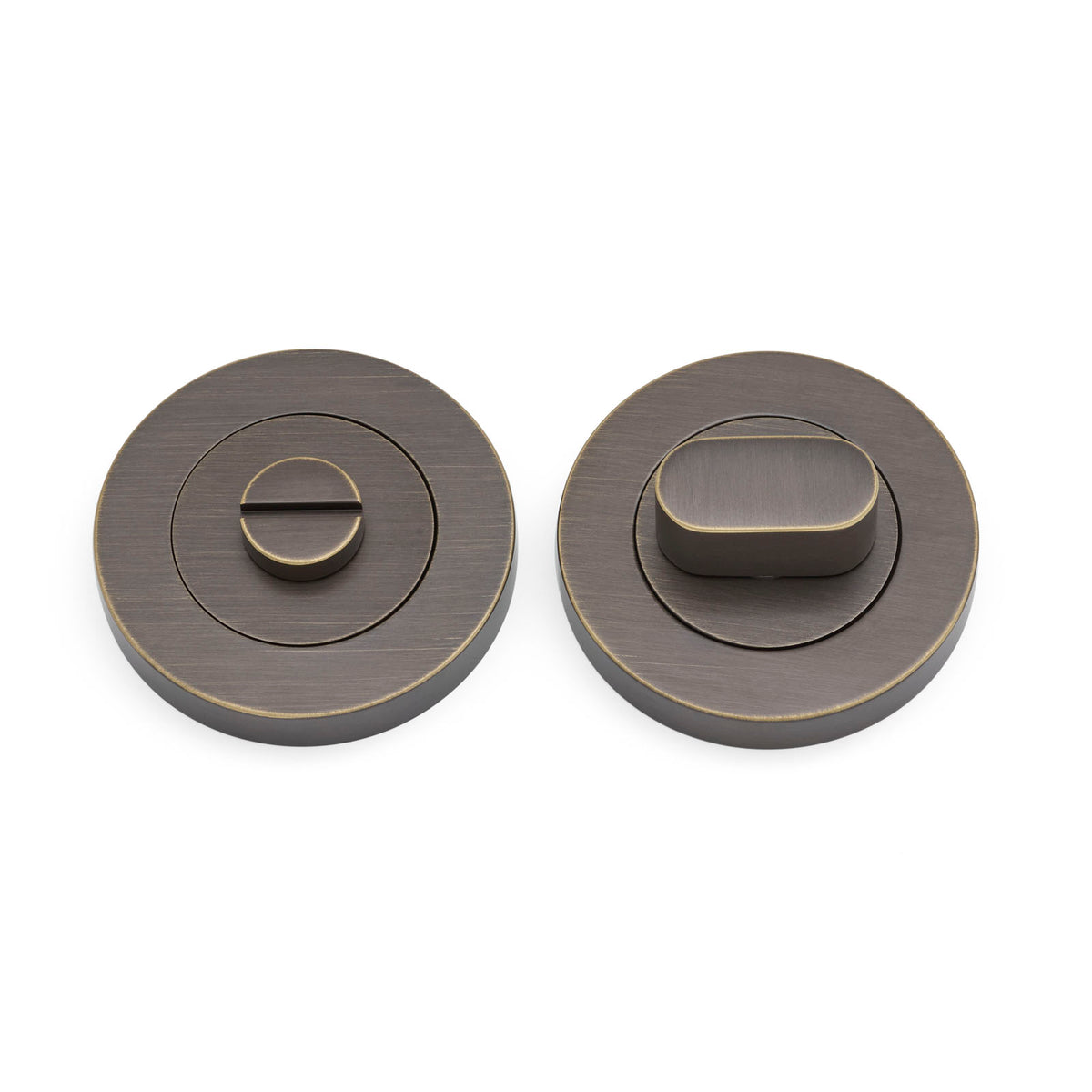 Aged Brass Privacy Turn & Bolt