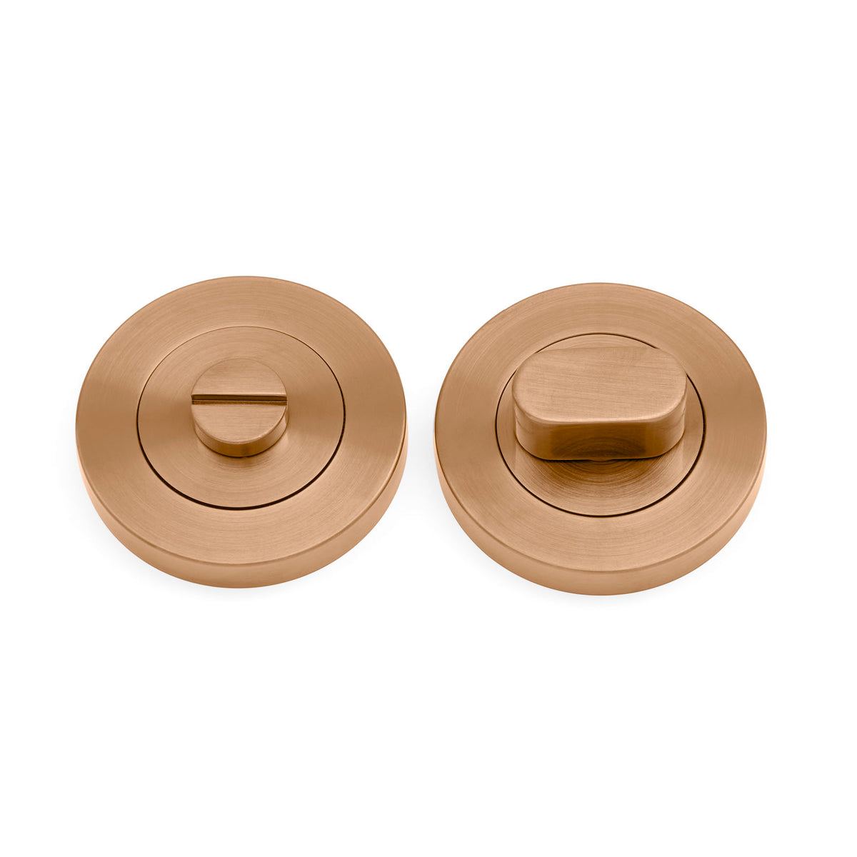 Brushed Copper Privacy Turn & Bolt