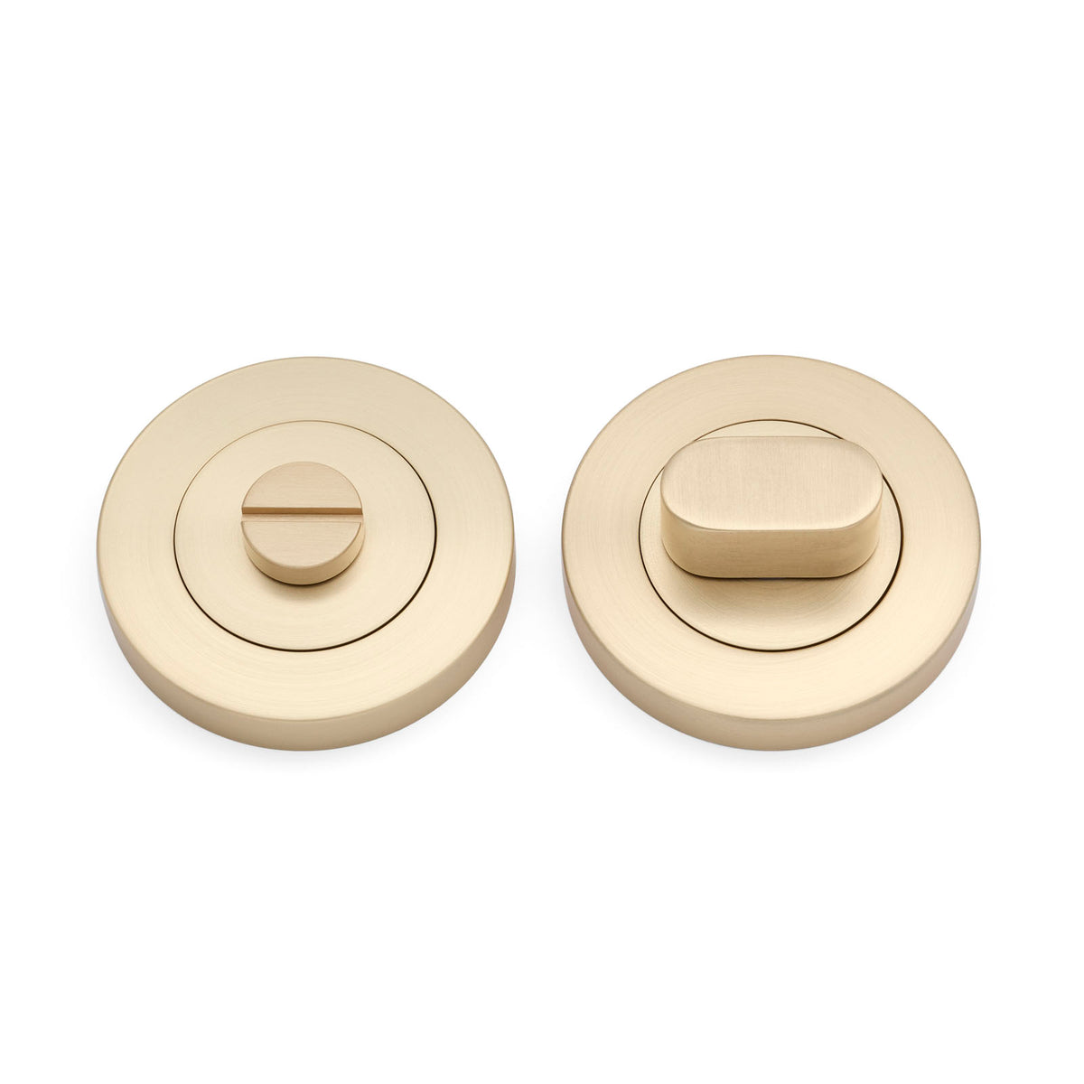 Satin Brass Privacy Turn & Bolt