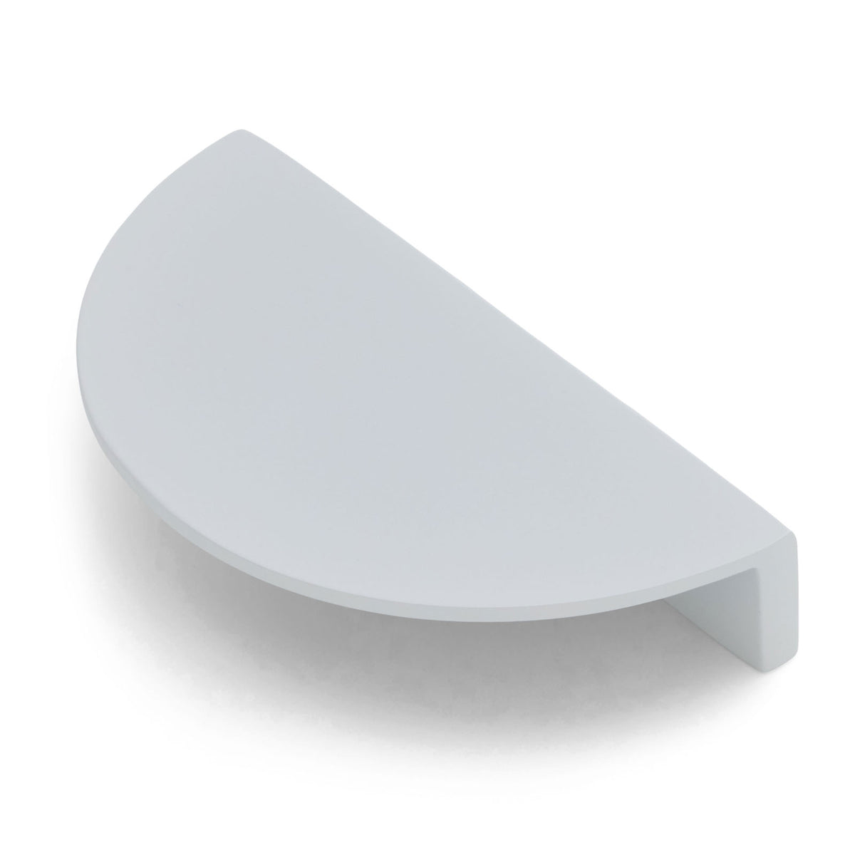 White Half Moon Cabinet Pull - Iris