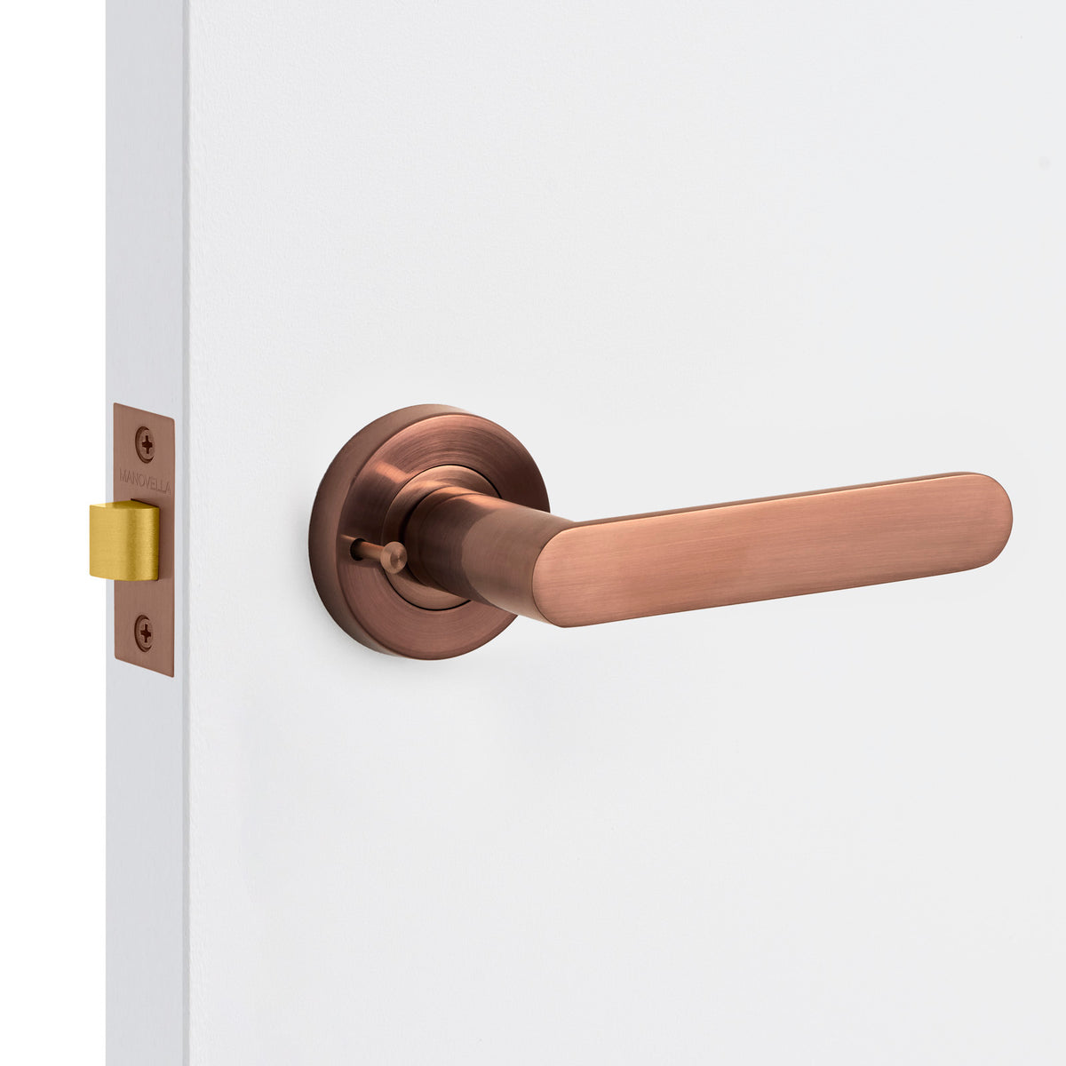 Fairhaven - Sienna Bronze Privacy Door Handle