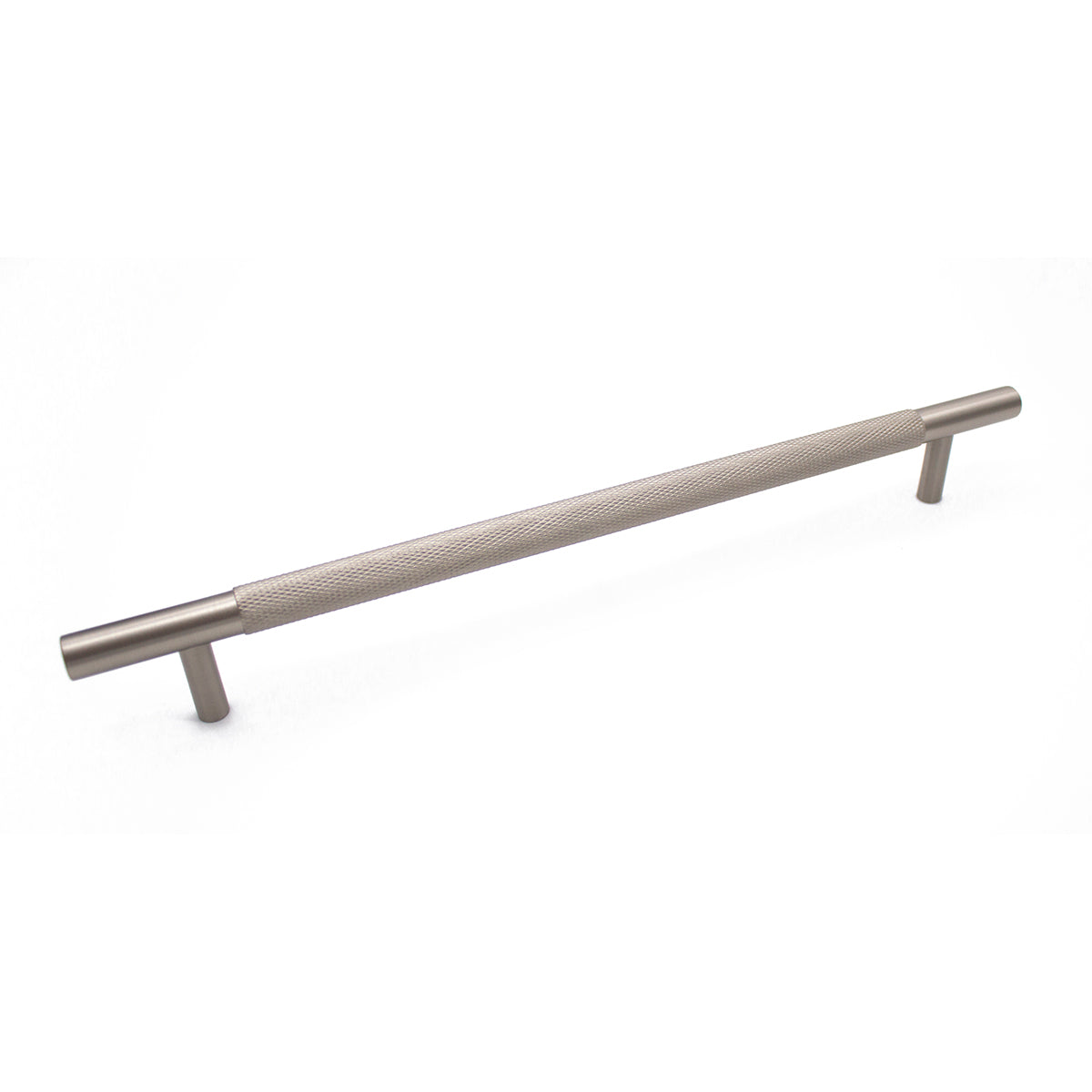 Brushed Nickel Knurled Drawer Pull - Charmian