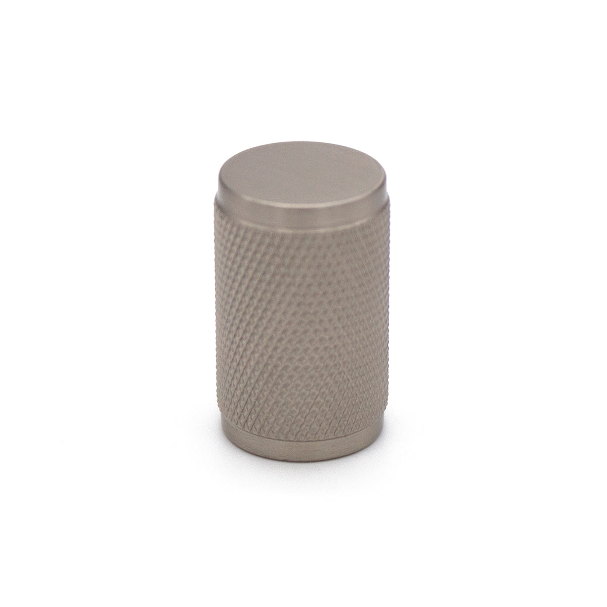 Helena Brushed Nickel Knurled Cabinet Knob | Manovella