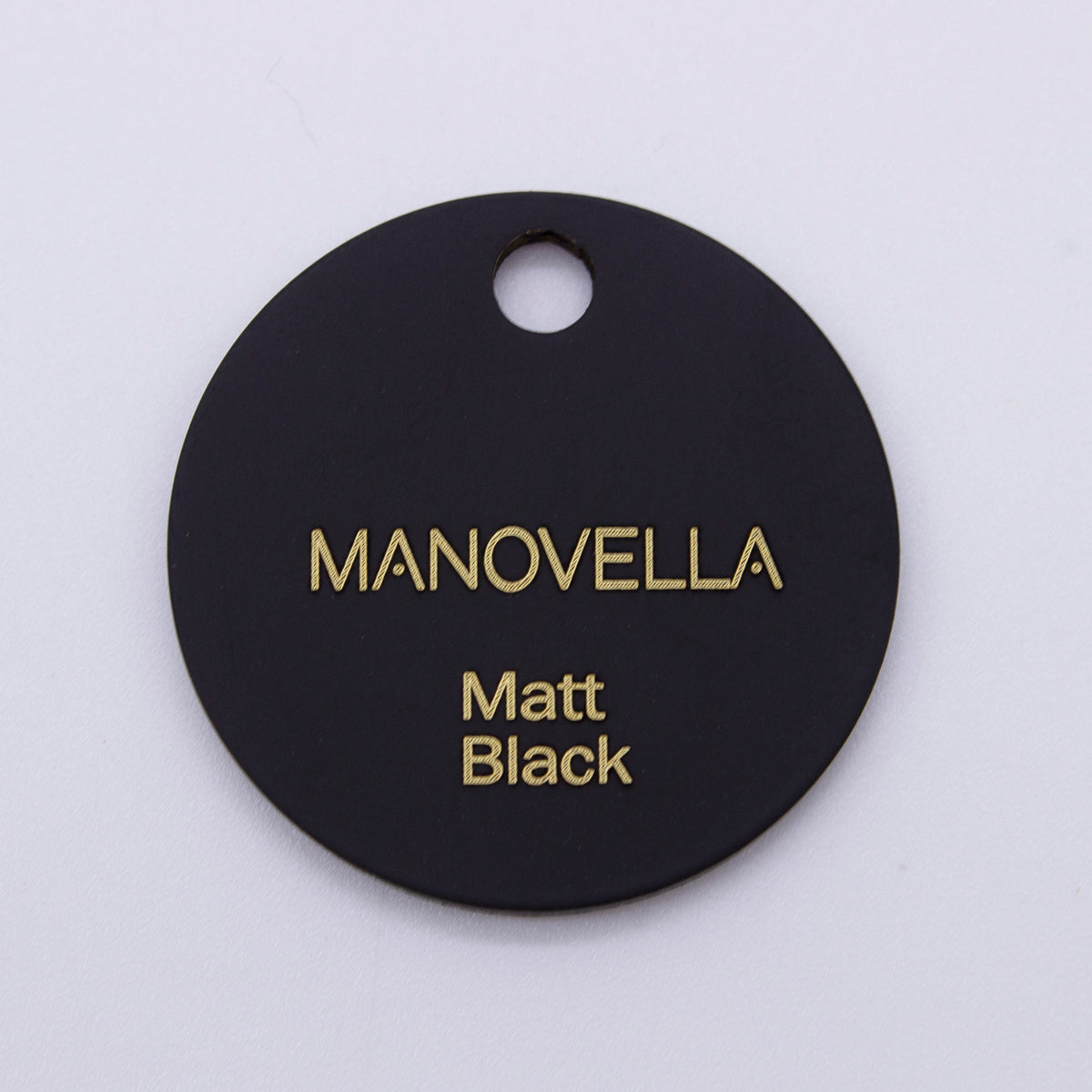 Matt Black Sample Coin Token 