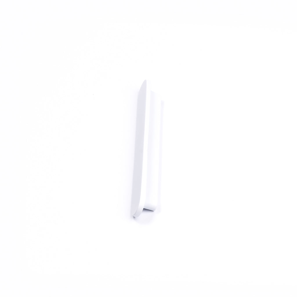 White Oval Profile Cabinet Pull - Imogen